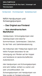 Mobile Screenshot of nira-pumpen.de